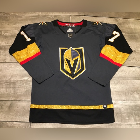 Adidas Vegas Strong Golden Knights #17 Hockey NHL Gray Jersey